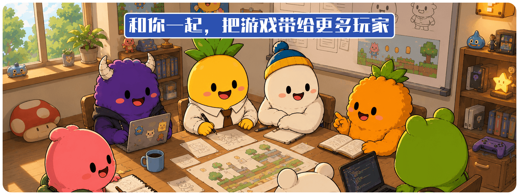 和你一起，把游戏带给更多玩家