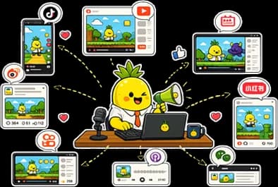自媒体传播方式示意图