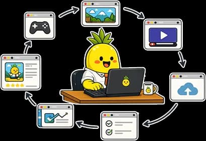 发行流程轻量化示意图